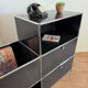 Meuble modulable USM Haller noir