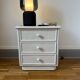 Vintage Rattan bedside table 3 drawers