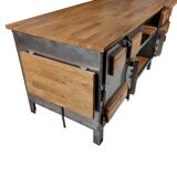 Industrial kitchen island, 1970s