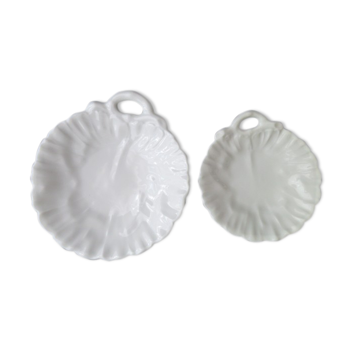 Set de 2 coupelles anciennes en porcelaine de Limoges  Giraud