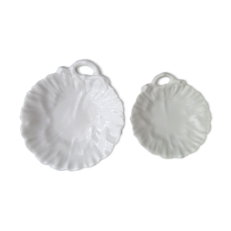 Set de 2 coupelles anciennes en porcelaine de Limoges  Giraud