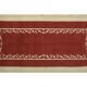1970s Vintage Turkish Oushak Handmade Wool Cotton Beige Area Rug 194x263