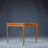 Danish Teak Model 28 Extendable & Reversible Side Table by Poul Hundevad for Hundevad & Co., 1960s