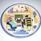 Hercé earthenware plate