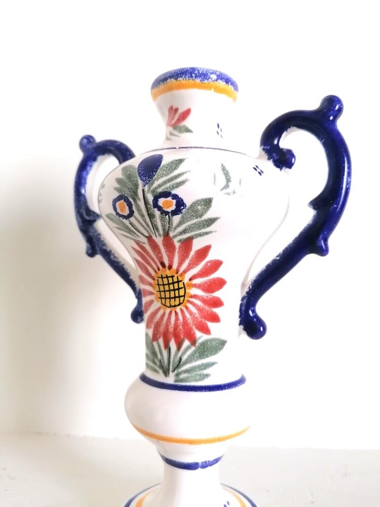 Soliflore in earthenware Henriot Quimper