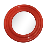 Vintage orange mirror - 48cm