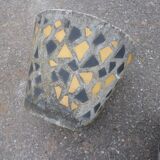 Pair of cement basins and tiles from the 50s