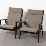 Pair of 1611 armchairs by Rob Parry for Gelderland 1952