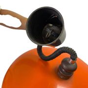 Vintage orange UFO chandelier / pendant light from the 70s