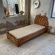 Bed 1 place "palm" wicker and rattan Vivai Del Sud