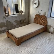 Bed 1 place "palm" wicker and rattan Vivai Del Sud