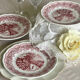 12 dessert plates Fontebasso Italy.