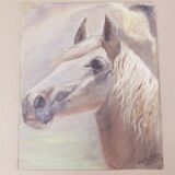Painting with horse's head