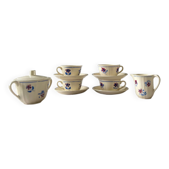 Tea service (10 pieces) Lunéville