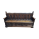 Bench chest oak end XIX