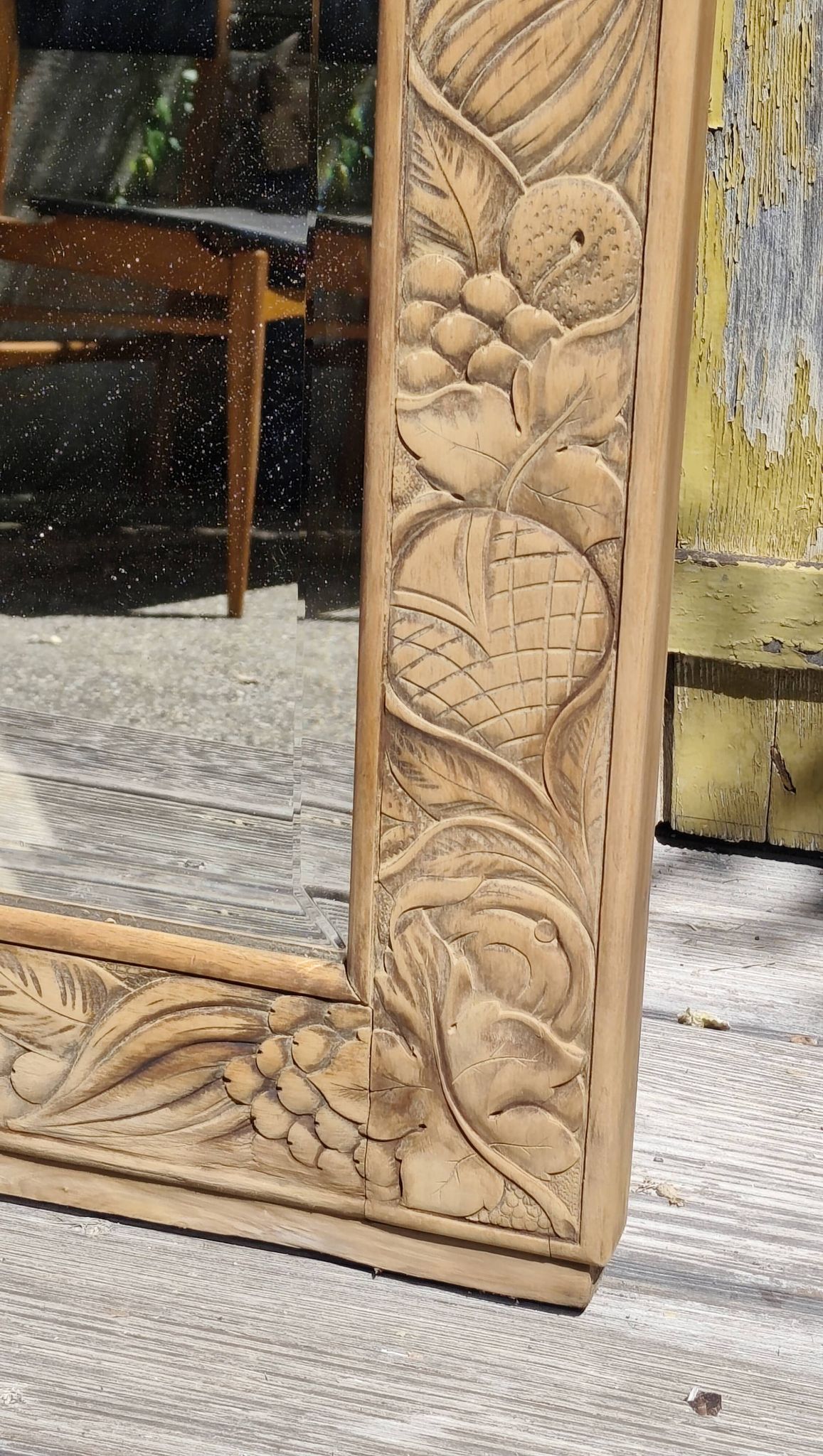 Miroir art deco biseauté