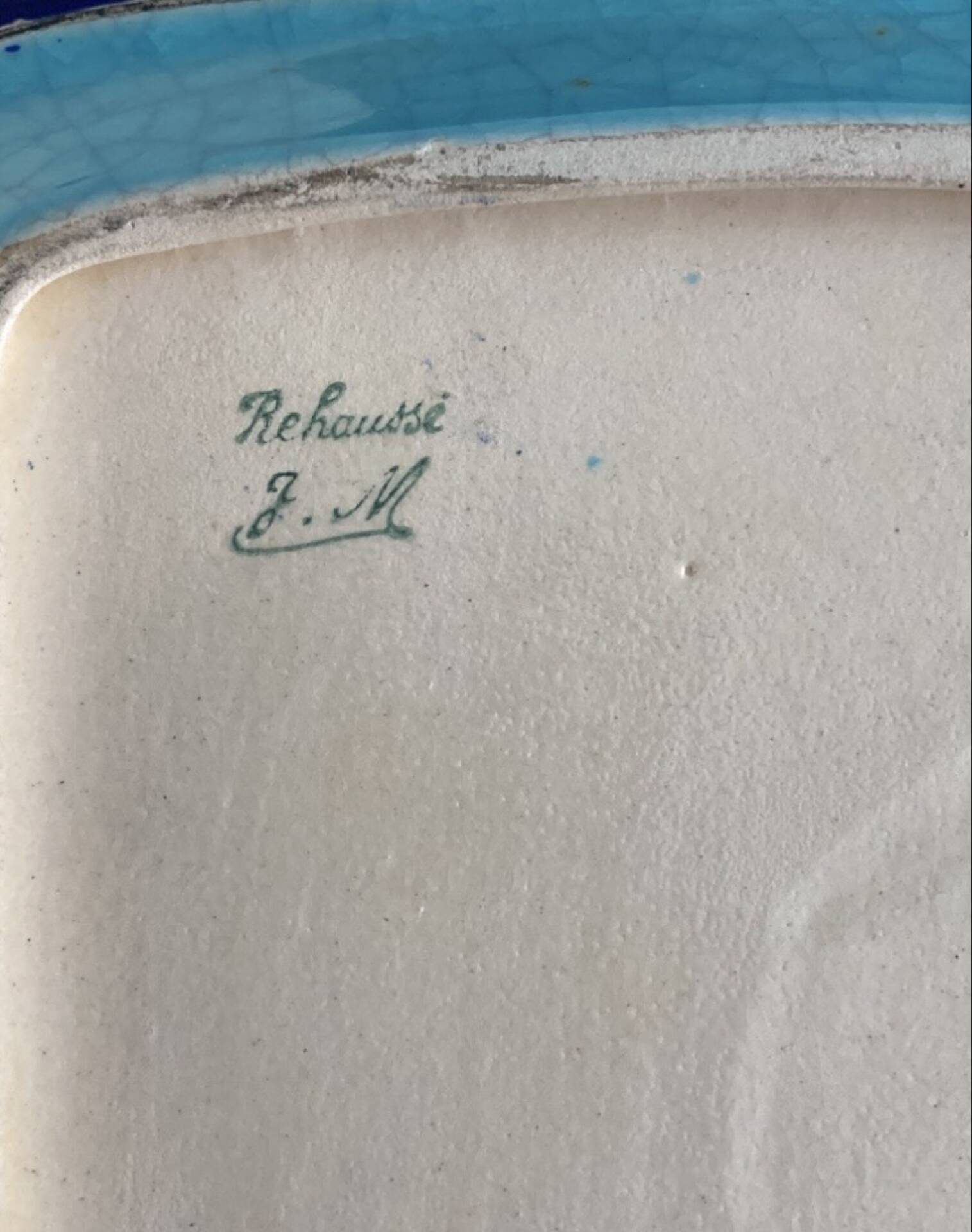 Cake dish in Longwy enamel - Historic Manufacture established in 1798