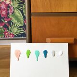 Office in wood and metal vintage