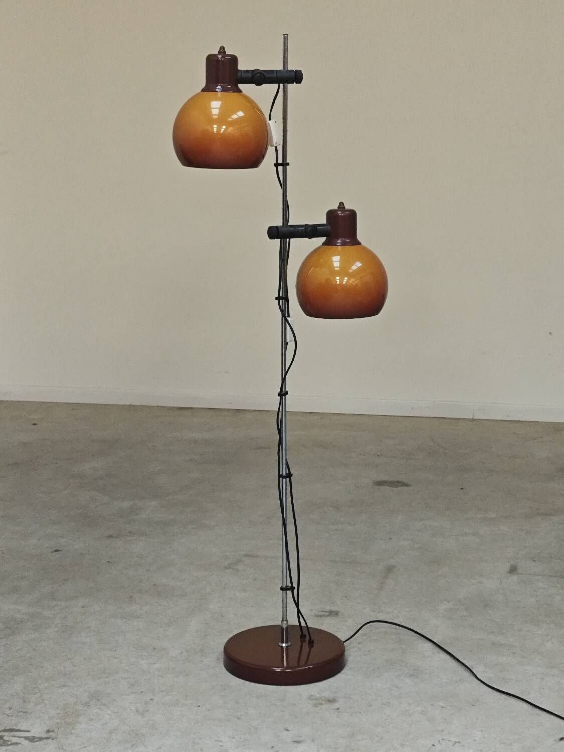 Adjustable Space Age Eye Ball Floor Lamp Hungary 1960