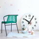 Fauteuil de jardin en métal et scoubidou vert
