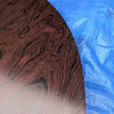 Extendable rosewood dining table with butterfly leaf, vintage Scandinavian