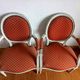 Pair of Louis XVI medallion cabriolet armchairs