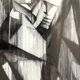 France MITROFANOFF, Untitled. Indian ink on paper. Small framed format.