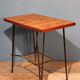 Serving table metal & wood 1950