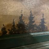 Peinture ancienne début xxème paysage