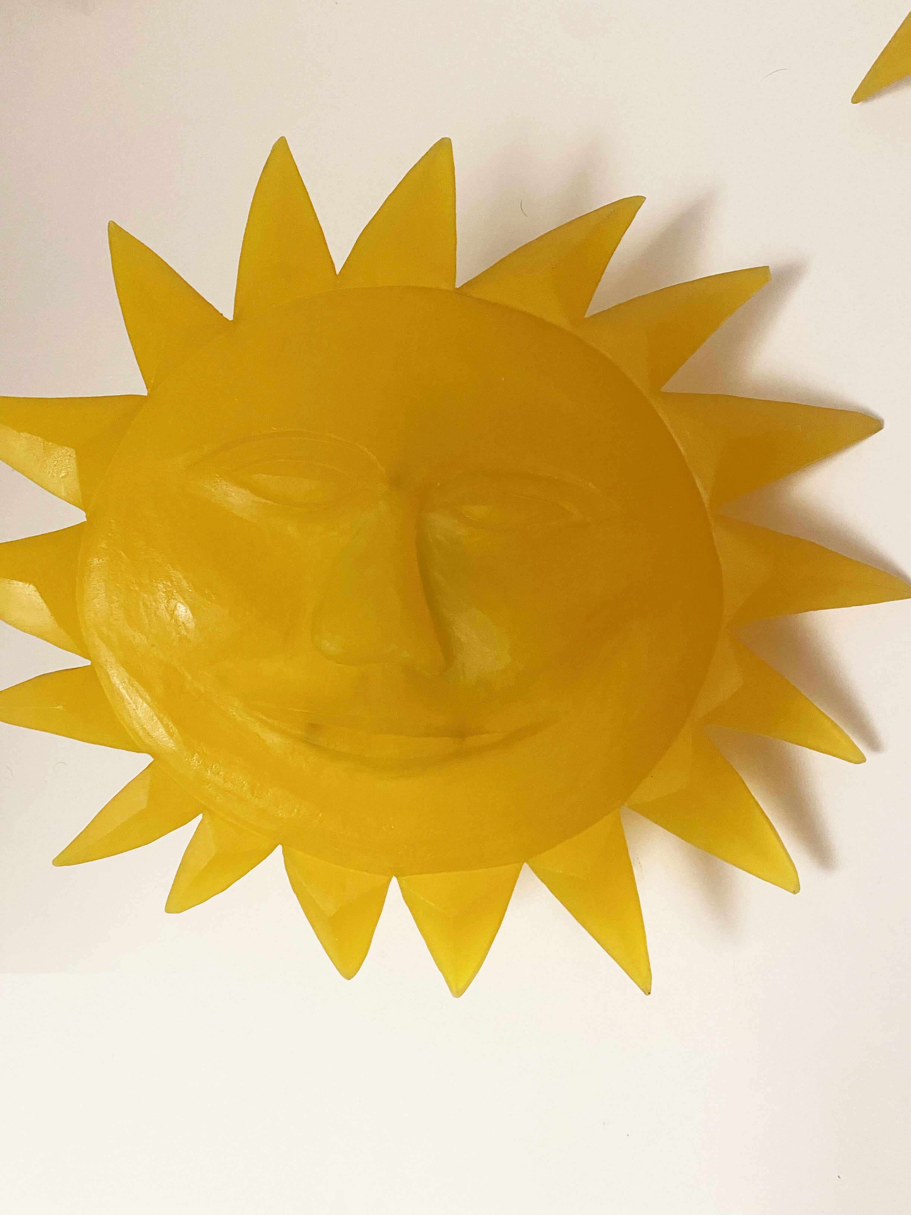 Sun wall lamp by jean-charles de castelbajac for brossier saderne & roset line, 90s.