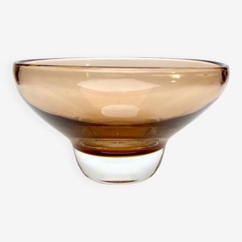 Vintage designer glass bowl 1960