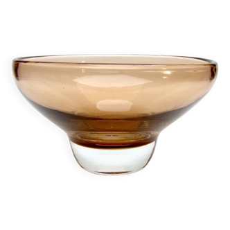 Vintage designer glass bowl 1960