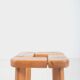 Finnish wooden stool from Finnsauna Lagerholm, 1950s