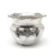 Sugar bowl, Art Nouveau, silver-plated brass, Poland, 1920s