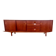 Scandinavian teak sideboard, 230 cm long, with 3 doors and 4 drawers.