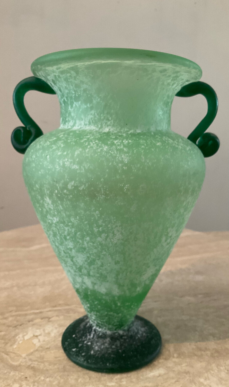 Vintage vase "Scovo" in Murano glass