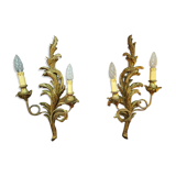 Great pair of style Louis XV Golden wood