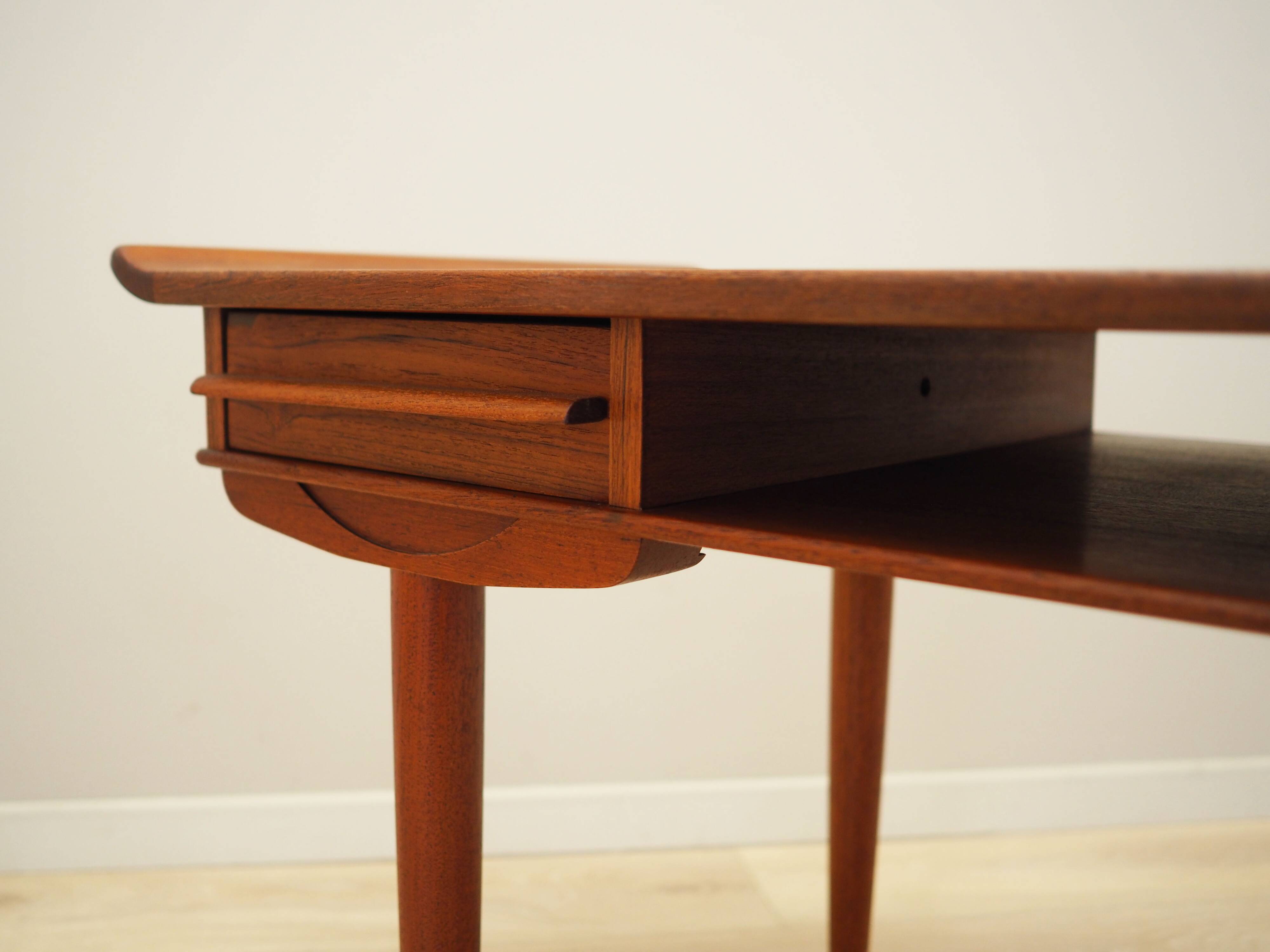 Teak coffee table, Danish design, 1970s, production: Denmark