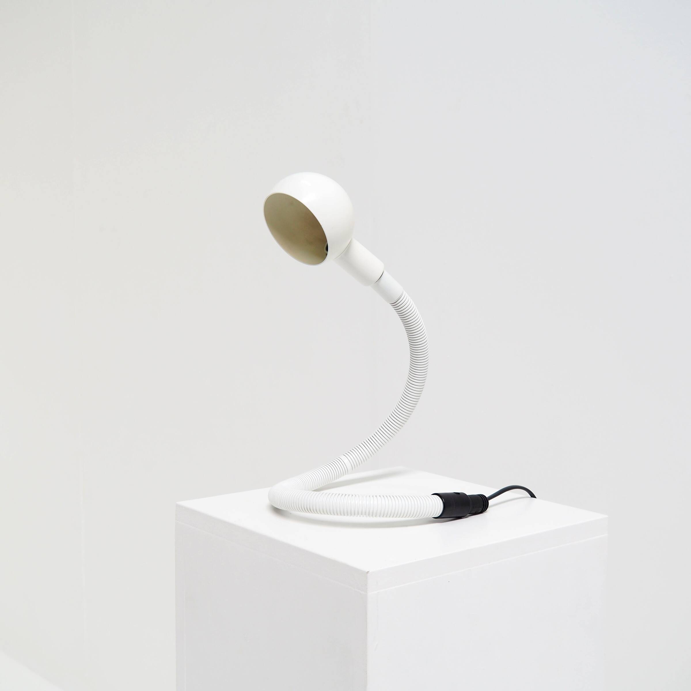 “Hebi” Table Lamp by Isao Hosoe for Valenti, 1970s, Italy