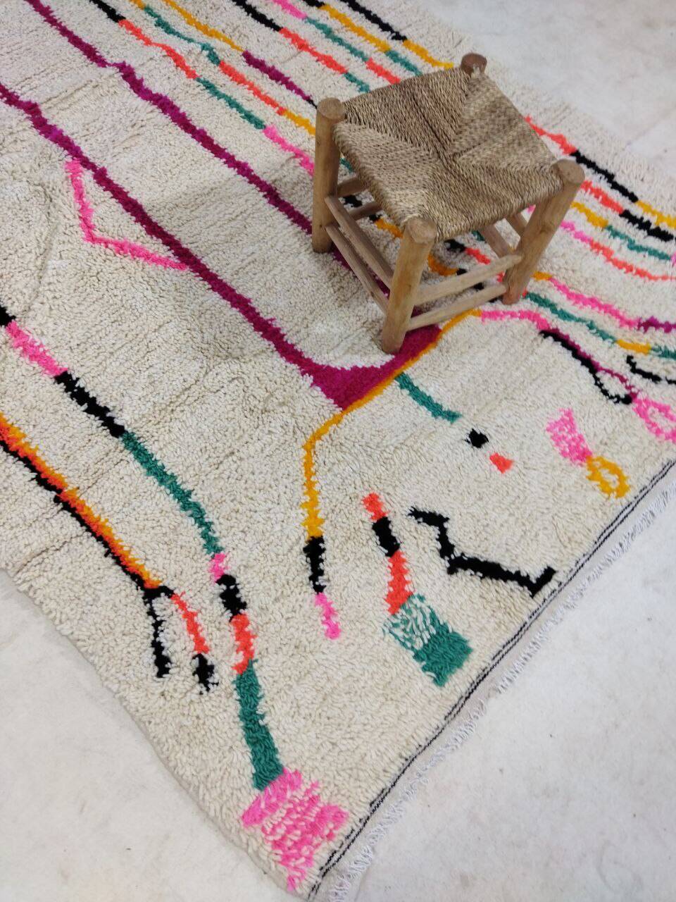 Handmade Moroccan Berber rug 294 X 194 CM