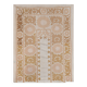Hand knotted rug, vintage turkish rug 103x132 cm