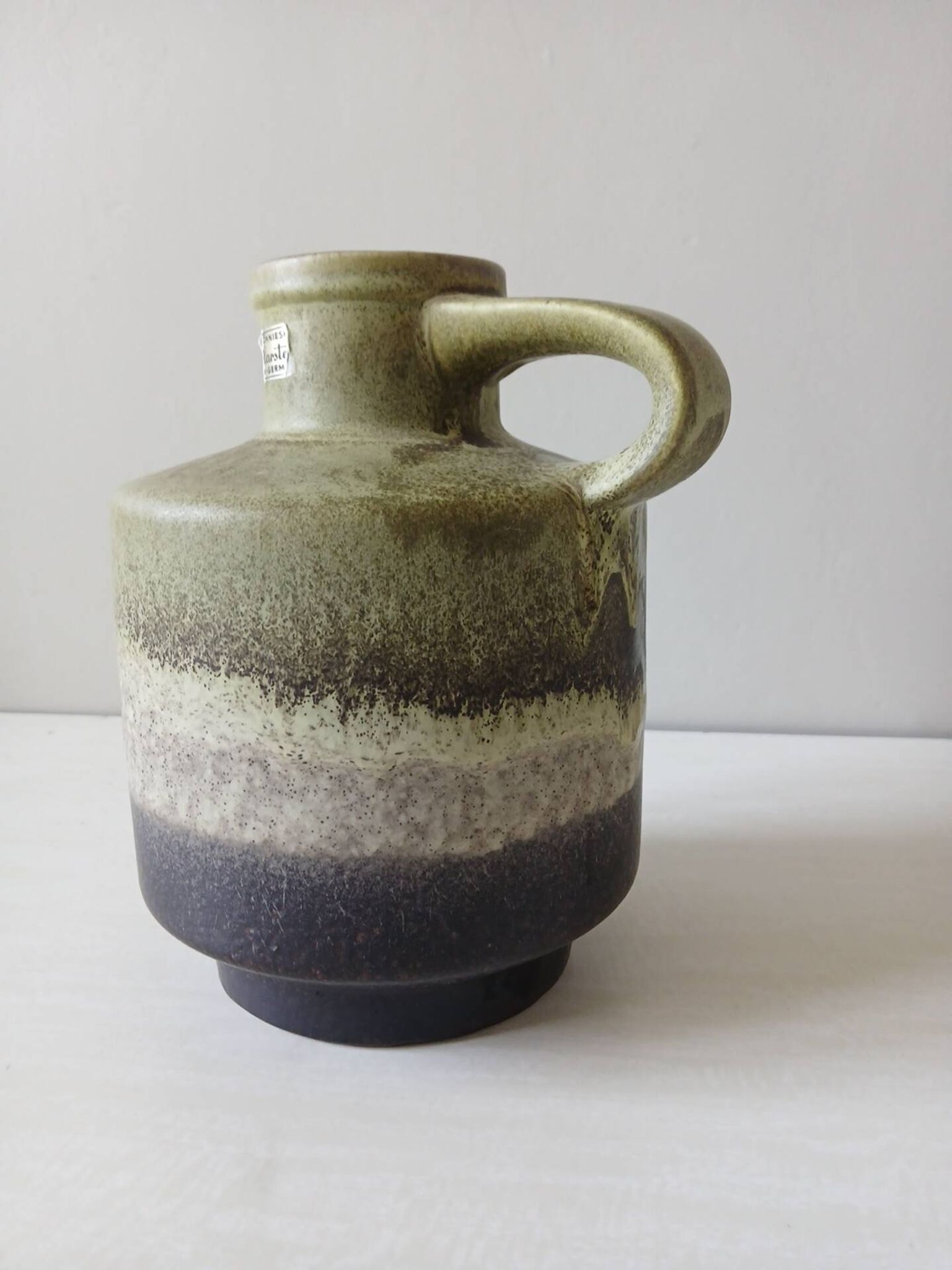 Vase Carstens Tönnieshof Fat Lava West Germany 1512-20 – 1960s – 2