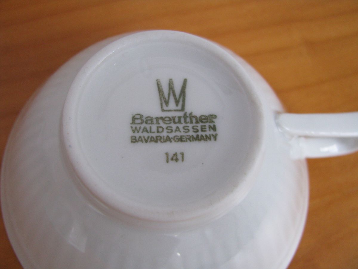 Coffee service from Bareuther Waldsassen Bavaria, 1970s