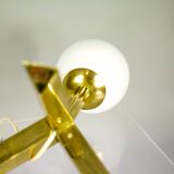 Lamp tripod opaline circa 70
