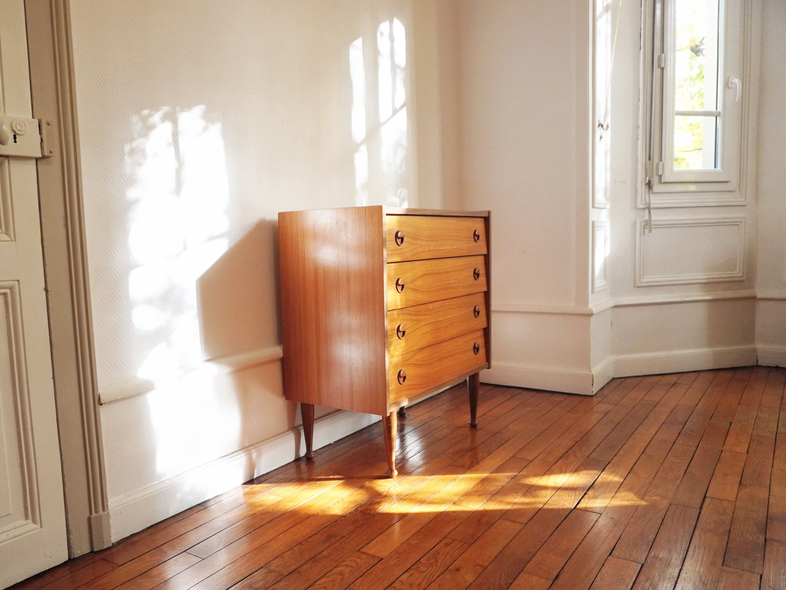 Chest of drawers 4 vintage drawers from the 60s