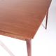Mid-century modern Scandinavian dining table with extensions in teak, 1960s.