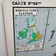 School map British Isles England Hatier n°58 and 58bis By Edouard Bruley years 60-70