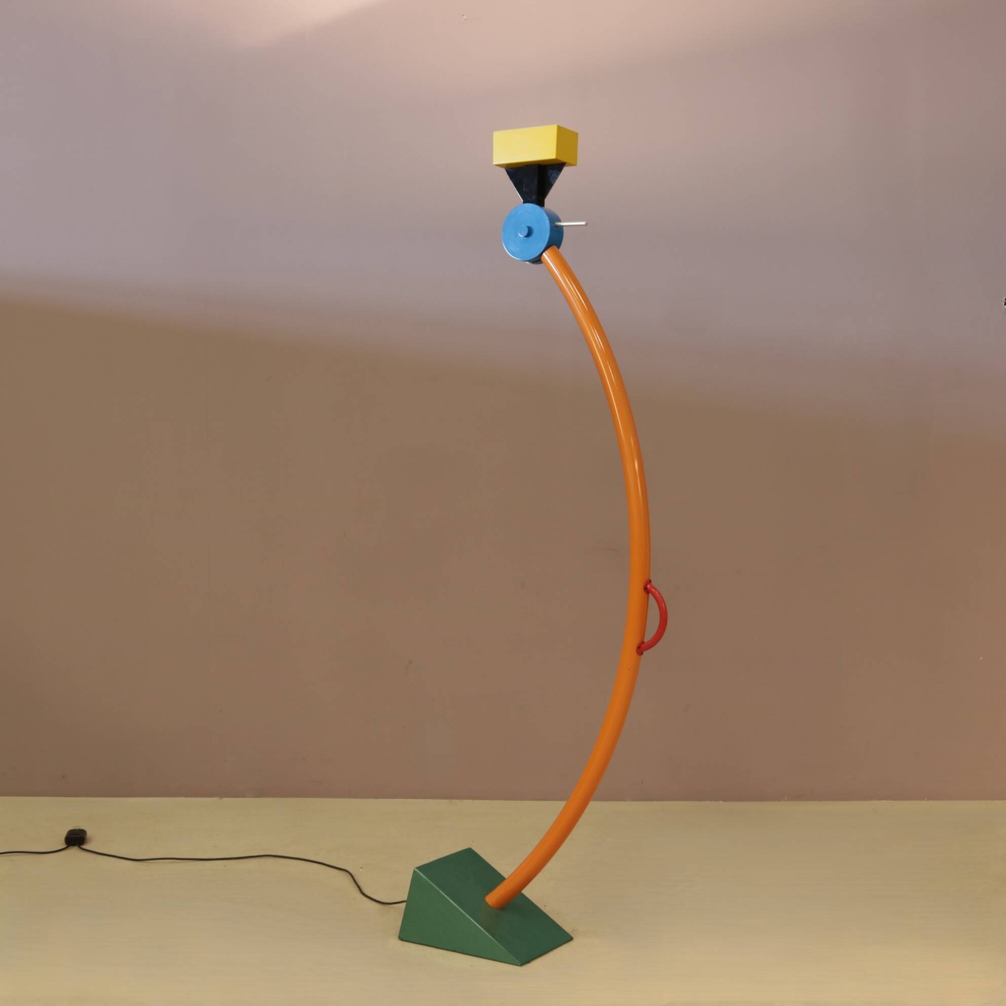 1980s Tree tops floor lamp by Ettore Sottsass for Memphis Milano Italy