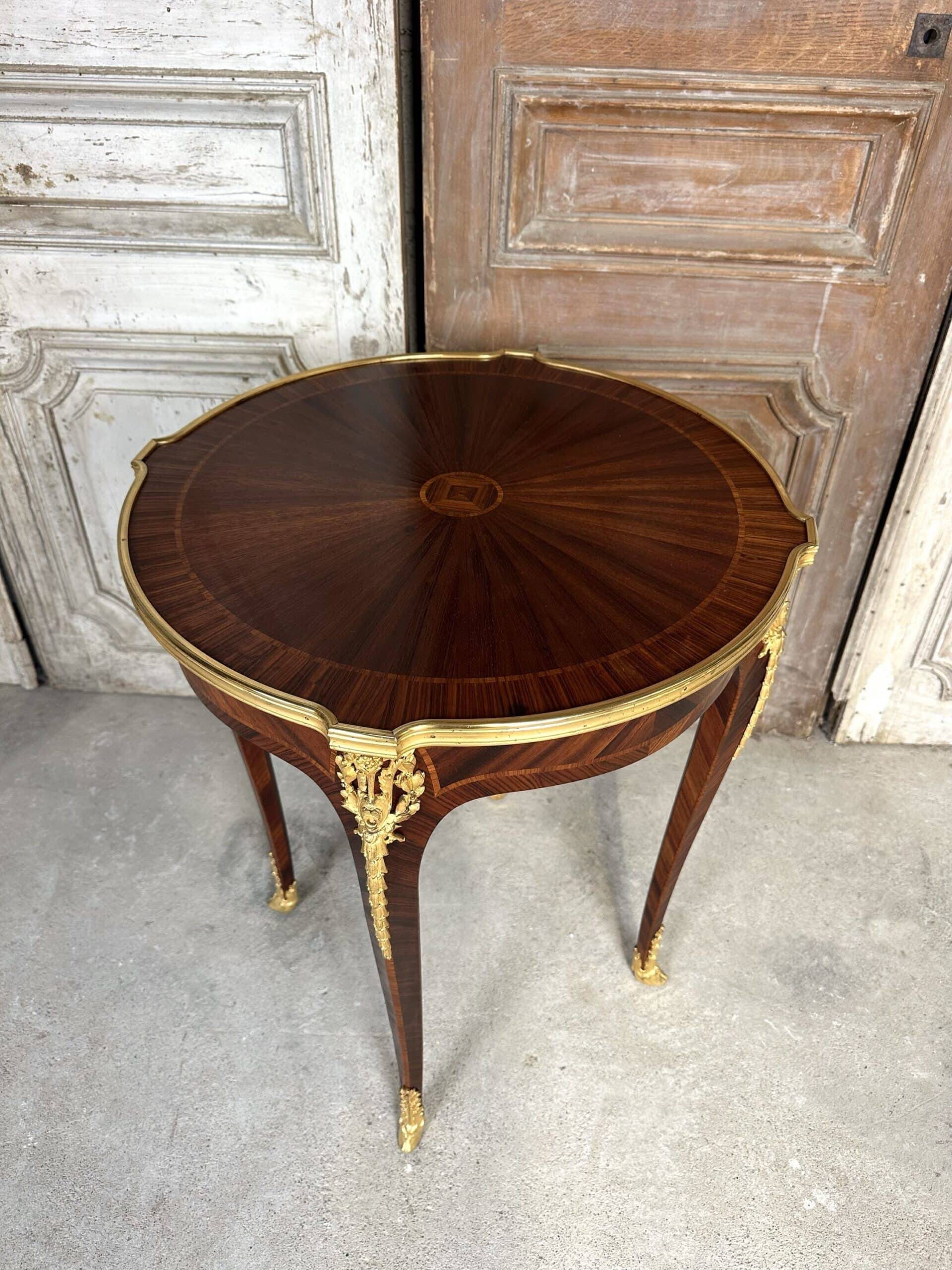 Napoleon III style gueridon from the late 19th century.