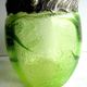 19th century biscuit bucket, legras enameled glass, acid-free eyelets, signed wmfm